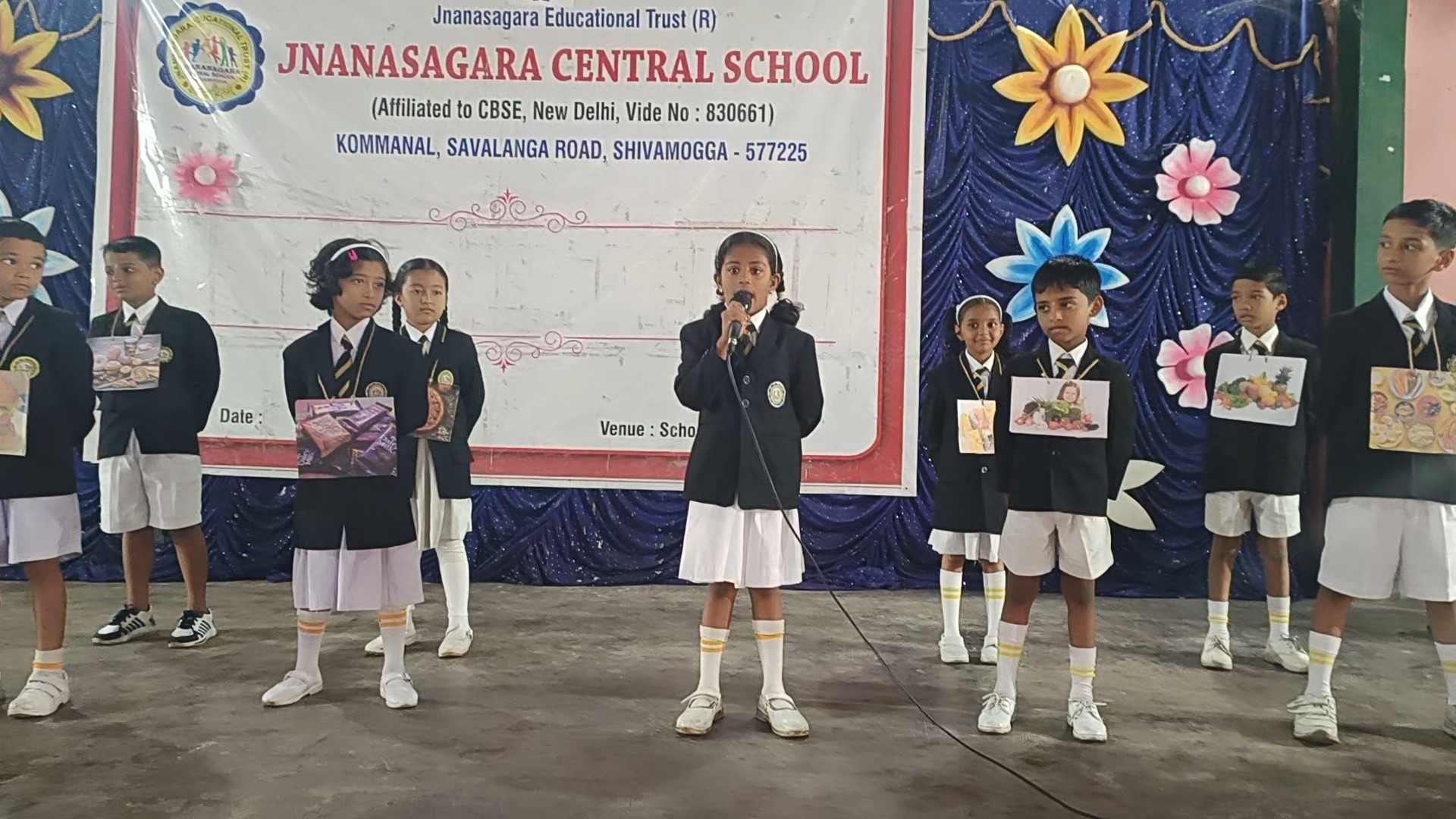 Jnanasagara School assembly